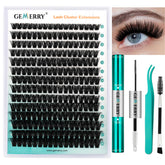 GEMERRY eyelash-extension-kit collection closeup for at-home salon-like results
