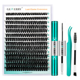 GEMERRY fluffy lash extension kit 280pcs for customizable salon-style looks.