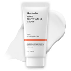 Genabelle PDRN rejuvenating cream bottle closeup showing premium hydration
