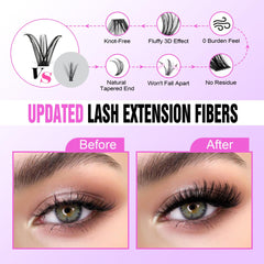 Generic Eyelash Extension Kit lash seal for long-lasting finish