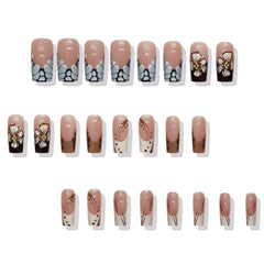 Generic leopard-print close-up showing detailed nails for professional-looking results
