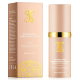 Generic Foundation color changing 4in1 bottle closeup highlights hydrating texture for light skin tones