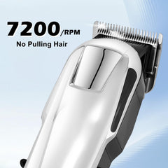 Generic Hair Clipper stainless-steel-blades provide precise, durable cuts with smooth glide.