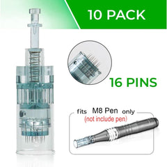 Generic microneedling pen cartridges M8 side view for precise application