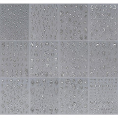 Generic star moon nail stickers pack 4 demonstrating easy removal