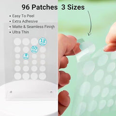Generic night-time-zit-patch-on-skin provides overnight blemish care.