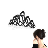 Pinzas de metal Generic con agarre firme para cabello grueso y largo.