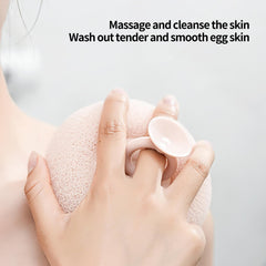 Generic sunflower skin-friendly bath sponge suitable for all skin types and gentle cleansing.