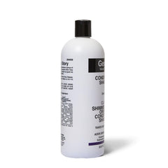 Generic Value Products Conditioning Purple Shampoo pour captures application and tinting action brightening faded highlights.