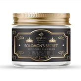 Genesis Solomon's Secret Wild Yam Cream jar-front highlighting organic vitality support for active men