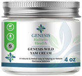Genesis Wild Yam Root Cream bottle with organic formula for daily hydration