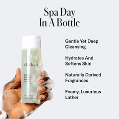Geologie Big Sur Fresh Eucalyptus lather bubbles envelop skin for a refreshing cleanse.