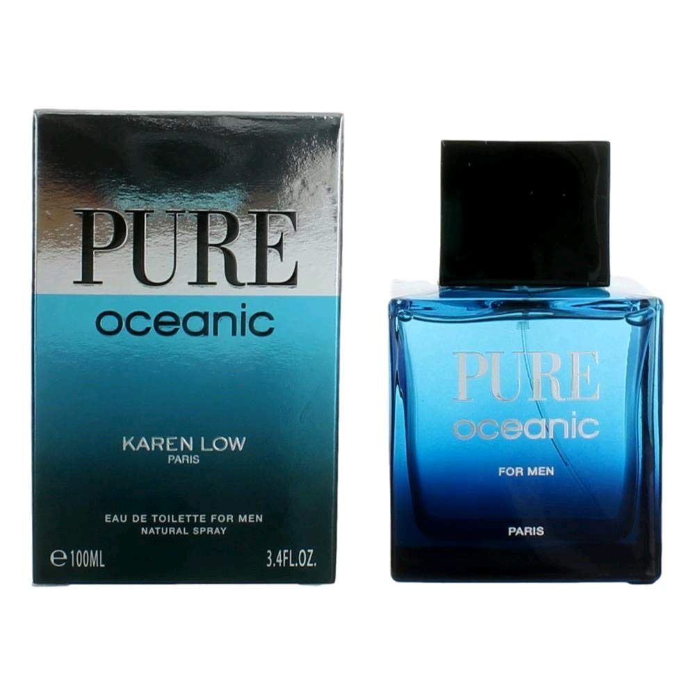 Geparlys Karen Low Pure Oceanic Paris bottle front view, premium masculine scent.