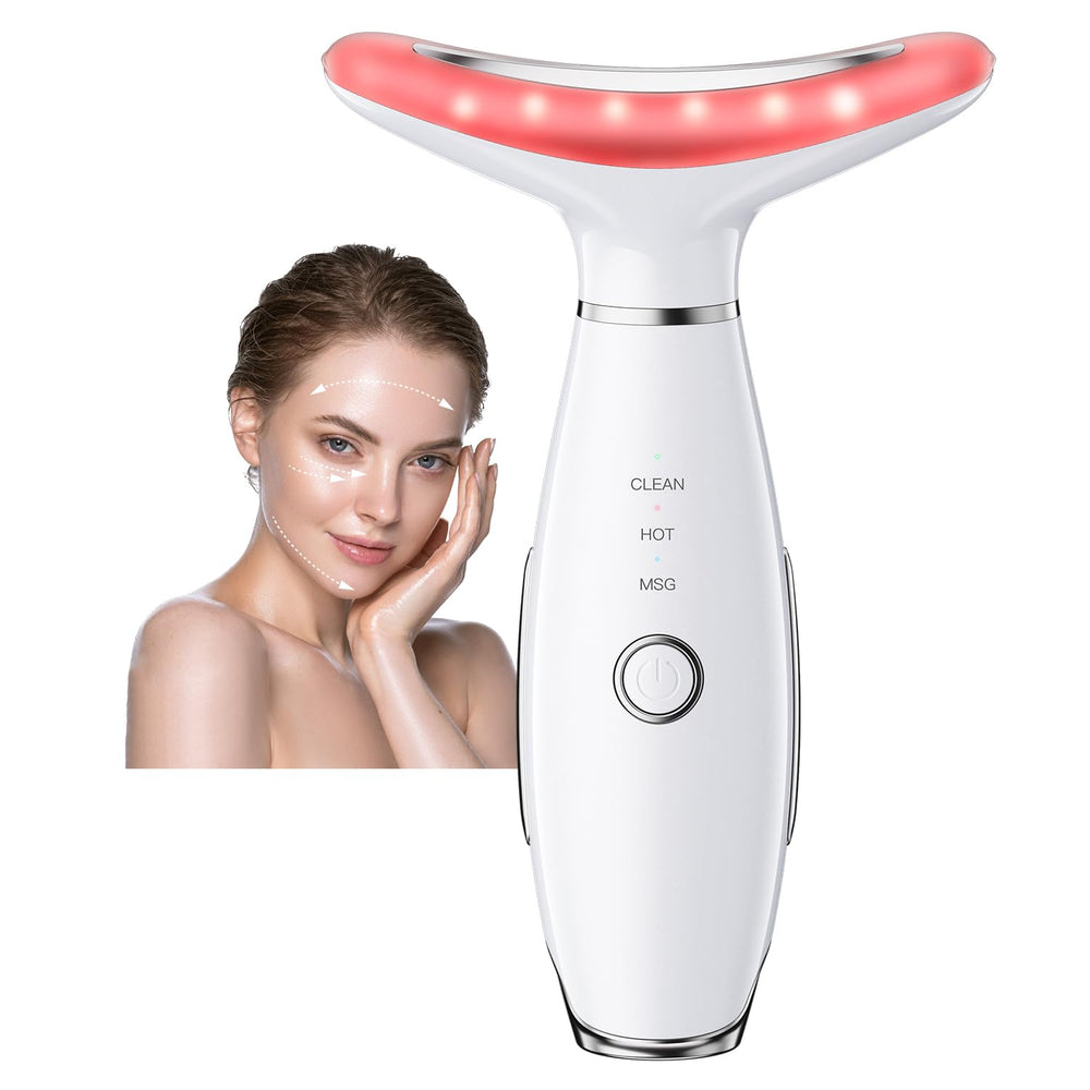 Gequip neck face massager compact design for on-the-go skincare.