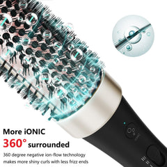 GETLL Ionic thermal brush 1-5-inch barrel in focus for defined curls