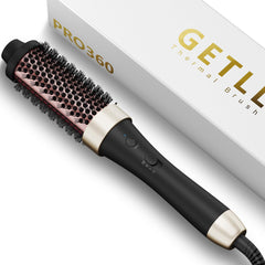 GETLL Ionic thermal brush body close-up showing premium design for smooth styling