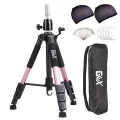 GEXWORLDWIDE GEX 55-inch mannequin tripod extended in rose gold for stable cosmetology setups