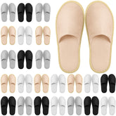 Geyoga disposable guest slippers white, ideal for hotels and weddings.