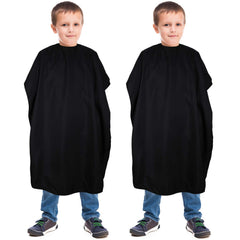 Geyoga kids barber cape with adjustable neck closure secures during haircut
