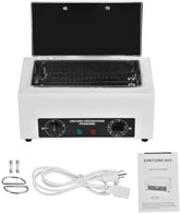 Giff NV-210 top-view shows compact heat sterilizer ideal for salon prep.