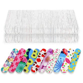 GigaGround mini nail files with assorted flowers for quick travel touch-ups