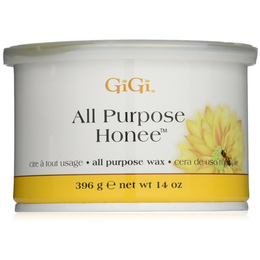GiGi All Purpose Honee Wax label with warm, soothing formula for smooth waxing sessions.