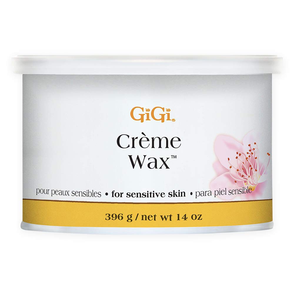 GIGI Creme Wax packaging for at-home waxing with sensitive skin.
