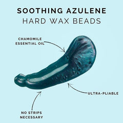 GiGi ultra-pliable wax beads for easy application and contouring on skin.