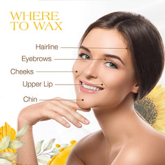 GIGI non-woven strips ideal for facial waxing and precision work