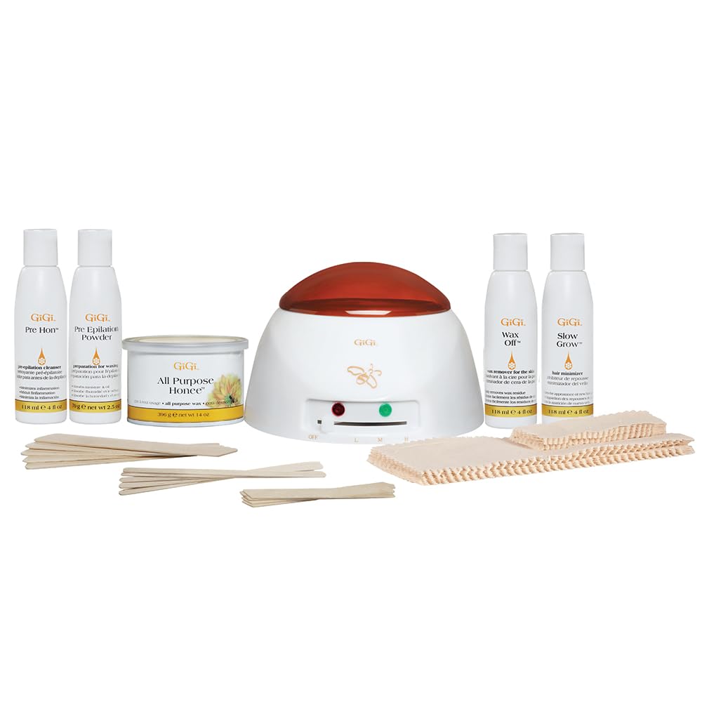 GIGI Student Starter Wax Kit wax warmer enabling quick, even heating at home
