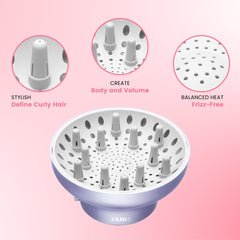 GIHALI 12-outlet diffuser delivers frizz-free defined curls across hair types.