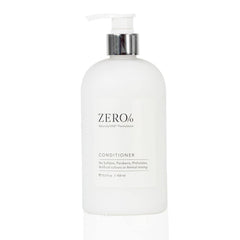 Gilchrist & Soames Zero% conditioner bottle front shows universal hydration for all hair types.