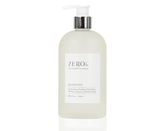 Gilchrist & Soames Zero% shampoo bottle pour offers a gentle, sulfate-free cleanse for all hair types.
