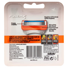 Gillette Fusion ergonomic handle providing steady control