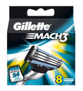 Gillette Mach3 blades deliver sharper precision for longer shaves.