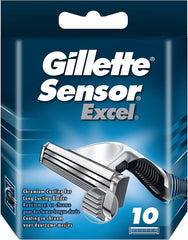 Gillette Sensor Excel blade close-up for a precise, smooth shave
