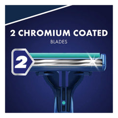 Gillette Sensor2 Plus Lubrastrip provides water-activated lubrication for added comfort.