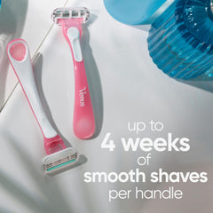 Detailed view of Gillette Venus SkinElixir lubrastrip for added comfort