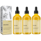 Ginaday Eelhoe Hair Growth Oil bottle highlights organic rosemary formula for nourishing hair care.