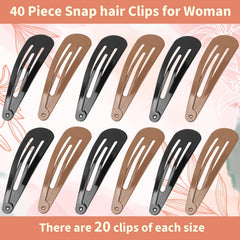 Gingbiss two-color variation of black and brown snaps suited for any style.