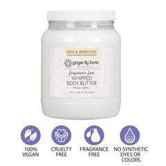 Ginger Lily Farms Botanicals fragrance-free bottle suited for sensitive skin users