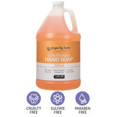 Ginger Lily Farms hand soap delivers a rich, creamy lather for comfortable, frequent hand washing.