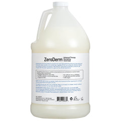 Ginger Lily Farms ZeroDerm hand soap label closeup showing fragrance-free, skin-friendly formula.