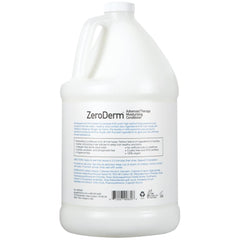 Ginger Lily Farms ZeroDerm conditioner label close-up highlighting allergen-free ingredients.