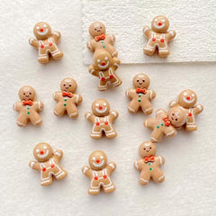 Gingerbread-man nail charms packaging shot showing the 20-piece set