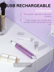 Ginity compact travel trimmer with USB recharge for on-the-go grooming.