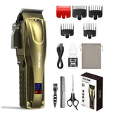 GinJee hair clippers cordless for versatile styling options.