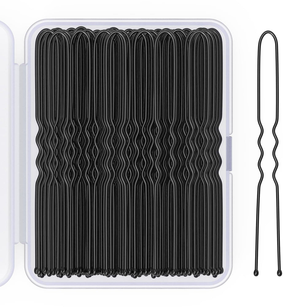 Giofumi U-shaped hair pins with smooth tips for gentle, snag-free styling.