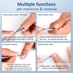 Gionfe nail-files set for smooth shaping and flawless edges during manicures.
