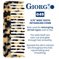 Giorgio G49 close-up shows saw-cut, hand-polished finish for gentle brushing.